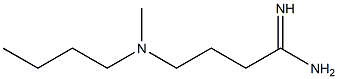 4-[butyl(methyl)amino]butanimidamide 结构式