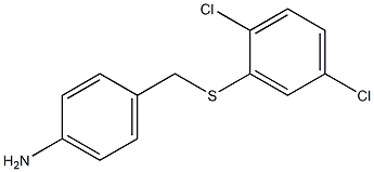 4-{[(2,5-dichlorophenyl)sulfanyl]methyl}aniline 结构式