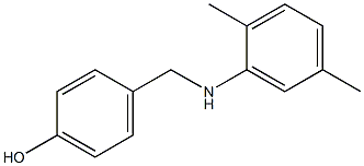 4-{[(2,5-dimethylphenyl)amino]methyl}phenol 结构式