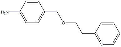 4-{[2-(pyridin-2-yl)ethoxy]methyl}aniline 结构式