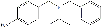 4-{[benzyl(propan-2-yl)amino]methyl}aniline 结构式