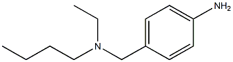 4-{[butyl(ethyl)amino]methyl}aniline 结构式