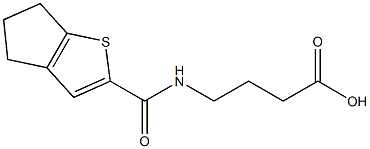4-{4H,5H,6H-cyclopenta[b]thiophen-2-ylformamido}butanoic acid 结构式
