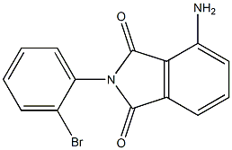 4-amino-2-(2-bromophenyl)-2,3-dihydro-1H-isoindole-1,3-dione 结构式