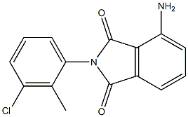 4-amino-2-(3-chloro-2-methylphenyl)-2,3-dihydro-1H-isoindole-1,3-dione 结构式