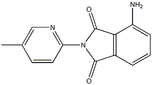 4-amino-2-(5-methylpyridin-2-yl)-2,3-dihydro-1H-isoindole-1,3-dione 结构式