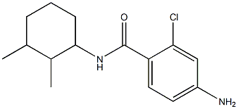 4-amino-2-chloro-N-(2,3-dimethylcyclohexyl)benzamide 结构式