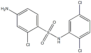 4-amino-2-chloro-N-(2,5-dichlorophenyl)benzene-1-sulfonamide 结构式