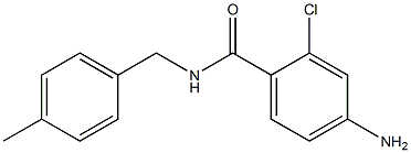 4-amino-2-chloro-N-(4-methylbenzyl)benzamide 结构式