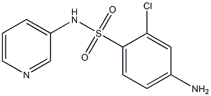 4-amino-2-chloro-N-(pyridin-3-yl)benzene-1-sulfonamide 结构式