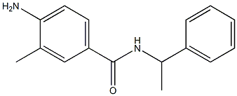 4-amino-3-methyl-N-(1-phenylethyl)benzamide 结构式