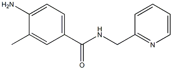 4-amino-3-methyl-N-(pyridin-2-ylmethyl)benzamide 结构式