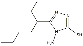 4-amino-5-(heptan-3-yl)-4H-1,2,4-triazole-3-thiol 结构式