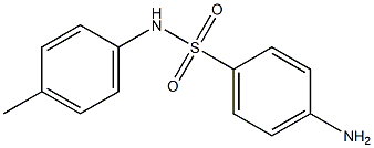 4-amino-N-(4-methylphenyl)benzenesulfonamide 结构式