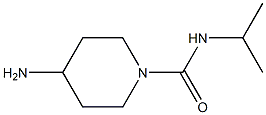 4-amino-N-(propan-2-yl)piperidine-1-carboxamide 结构式