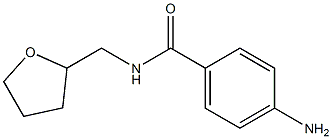 4-amino-N-(tetrahydrofuran-2-ylmethyl)benzamide 结构式