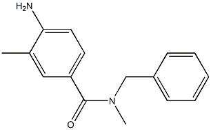 4-amino-N-benzyl-N,3-dimethylbenzamide 结构式