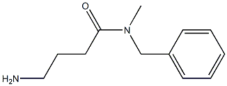 4-amino-N-benzyl-N-methylbutanamide 结构式