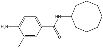 4-amino-N-cyclooctyl-3-methylbenzamide 结构式