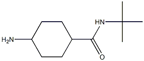 4-amino-N-tert-butylcyclohexane-1-carboxamide 结构式