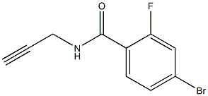 4-bromo-2-fluoro-N-prop-2-ynylbenzamide 结构式
