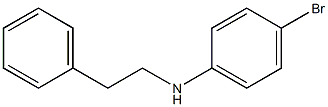 4-bromo-N-(2-phenylethyl)aniline 结构式