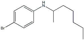 4-bromo-N-(heptan-2-yl)aniline 结构式