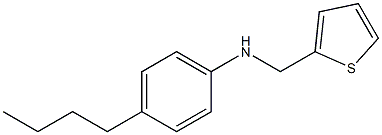 4-butyl-N-(thiophen-2-ylmethyl)aniline 结构式