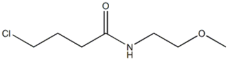 4-chloro-N-(2-methoxyethyl)butanamide 结构式