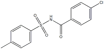 4-chloro-N-[(4-methylbenzene)sulfonyl]benzamide 结构式