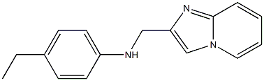 4-ethyl-N-{imidazo[1,2-a]pyridin-2-ylmethyl}aniline 结构式