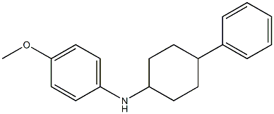 4-methoxy-N-(4-phenylcyclohexyl)aniline 结构式