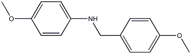 4-methoxy-N-[(4-methoxyphenyl)methyl]aniline 结构式