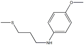 4-methoxy-N-[3-(methylsulfanyl)propyl]aniline 结构式