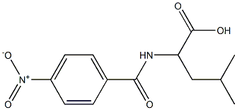 4-methyl-2-[(4-nitrobenzoyl)amino]pentanoic acid 结构式