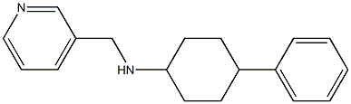 4-phenyl-N-(pyridin-3-ylmethyl)cyclohexan-1-amine 结构式