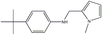 4-tert-butyl-N-[(1-methyl-1H-pyrrol-2-yl)methyl]aniline 结构式