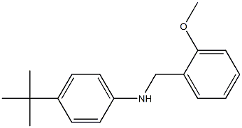 4-tert-butyl-N-[(2-methoxyphenyl)methyl]aniline 结构式