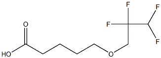 5-(2,2,3,3-tetrafluoropropoxy)pentanoic acid 结构式