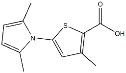 5-(2,5-dimethyl-1H-pyrrol-1-yl)-3-methylthiophene-2-carboxylic acid 结构式