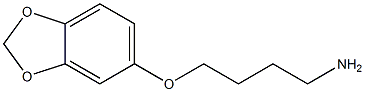 5-(4-aminobutoxy)-2H-1,3-benzodioxole 结构式