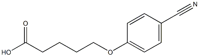 5-(4-cyanophenoxy)pentanoic acid 结构式