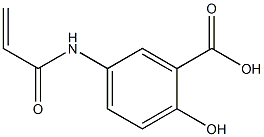 5-(acryloylamino)-2-hydroxybenzoic acid 结构式