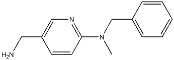 5-(aminomethyl)-N-benzyl-N-methylpyridin-2-amine 结构式