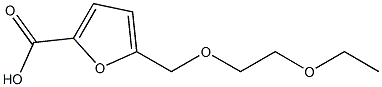 5-[(2-ethoxyethoxy)methyl]-2-furoic acid 结构式