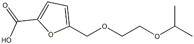 5-[(2-isopropoxyethoxy)methyl]-2-furoic acid 结构式