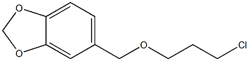 5-[(3-chloropropoxy)methyl]-1,3-benzodioxole 结构式