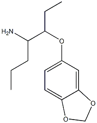 5-[(4-aminoheptan-3-yl)oxy]-2H-1,3-benzodioxole 结构式