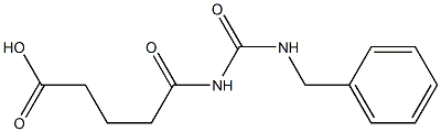 5-[(benzylcarbamoyl)amino]-5-oxopentanoic acid 结构式