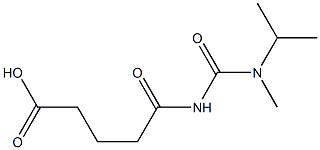 5-{[methyl(propan-2-yl)carbamoyl]amino}-5-oxopentanoic acid 结构式